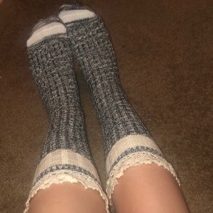 Calf-length socks